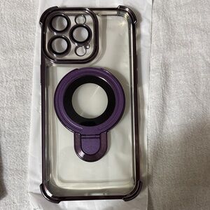 Purple and Clear iPhone ProMax Case New in Box